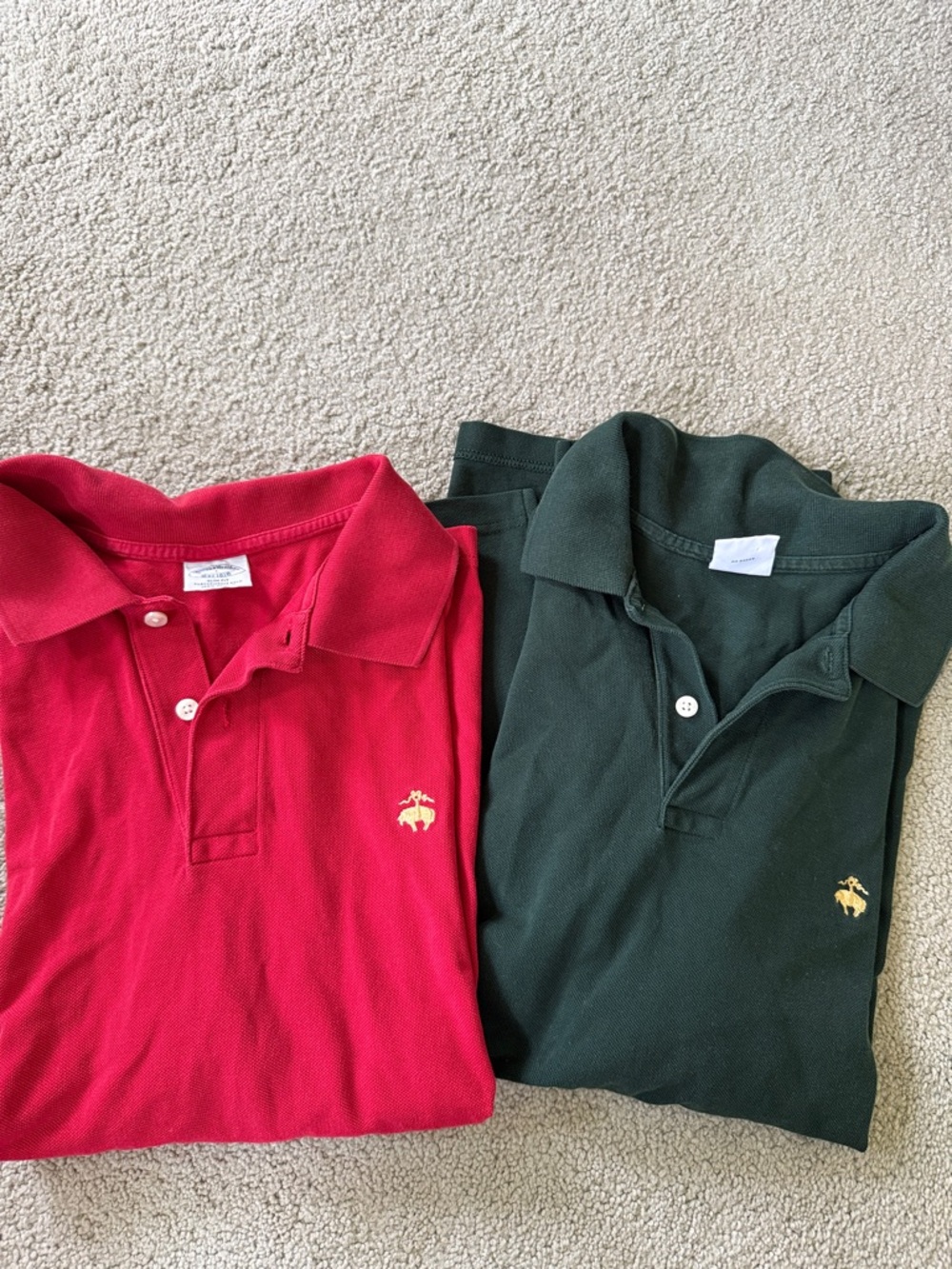 Men’s brooks brothers Polo Shirt with Embroidered Crest - Red